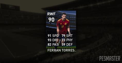 Ferran Torres nin PES 2021 İstatistikleri