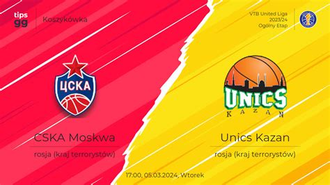 CSKA Moskwa Kontra Unics Kazan 05 03 2024 Prognozy Na Mecz