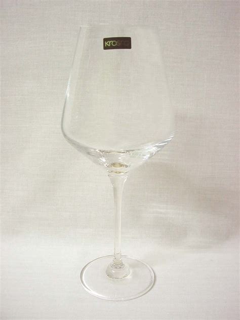 Lote Copas Cristal Transparente Vino Tinto Ml Avant Garde