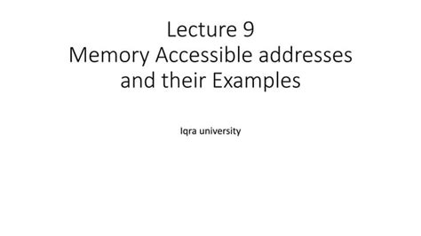 lecture  examples