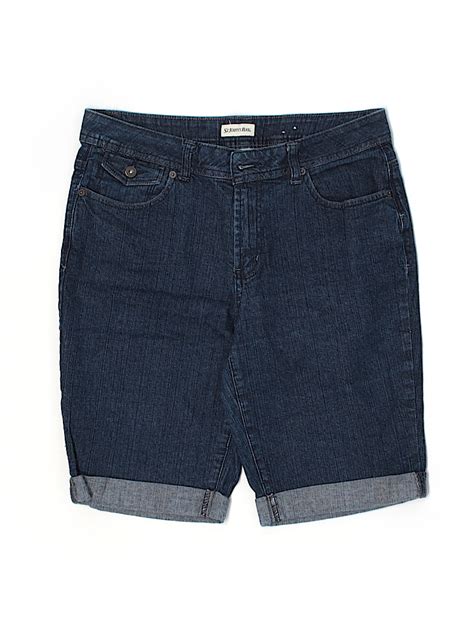 St John S Bay Dark Blue Denim Shorts Size 12 71 Off ThredUP