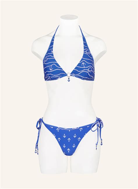 Seafolly Triangel Bikini Hose Setsail Zum Wenden In Blau Weiss