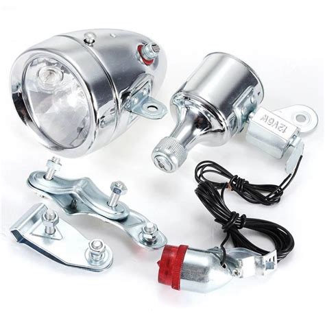 Cycling Dynamo Powered Headlight and Rearlight Bike Tail Light Bike Light Set Dynamo Powered-in ...