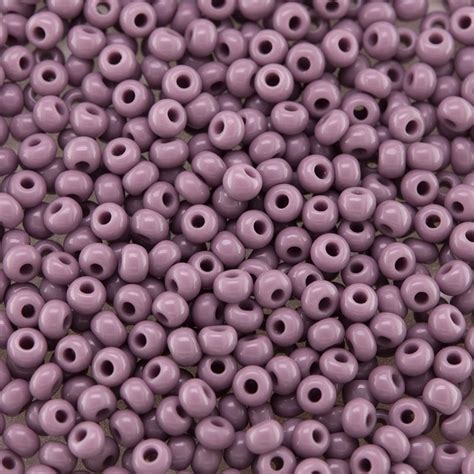 Preciosa Czech Glass Seed Bead 11 0 Mauve Shadows Opaque • Boundless Beads