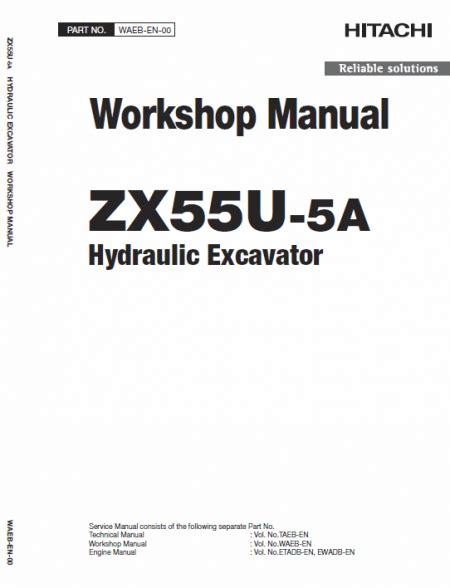 Hitachi Zx U A Mini Excavator Service Repair Manual