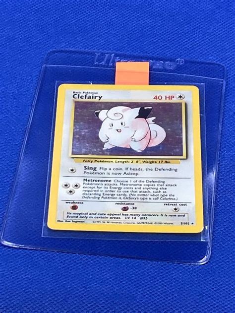 Pokemon Base Set Clefairy Holo Rare En Kaufen Auf Ricardo