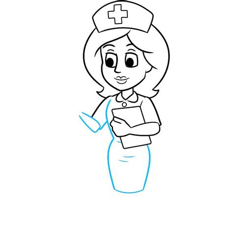 How to Draw a Nurse - Easy Step-by-Step Tutorial