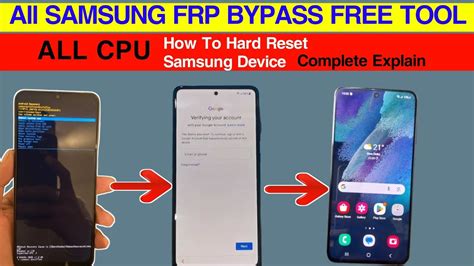 Samsung Frp Bypass Free Tool How Tohard Reset Samsung Device Easy