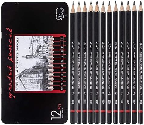 Amazon Professional Drawing Sketching Pencil Set Pieces Art