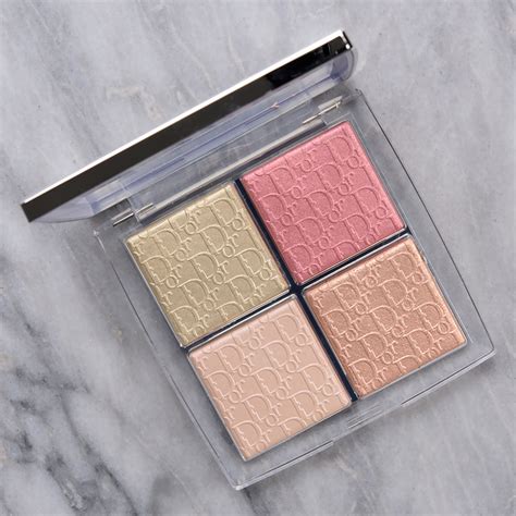 Dior Rose Gold Backstage Glow Palette Review Swatches