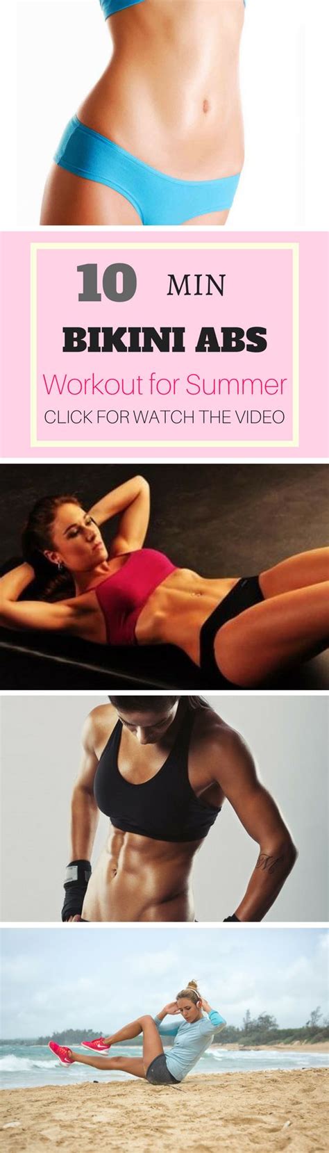 10 MIN Bikini Abs | Bikini abs, Bikini abs workout, Abs