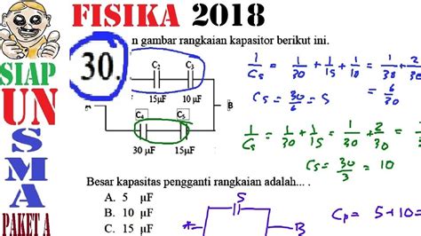 Contoh Soal Dan Jawaban Kapasitor Rangkaian Seri Lembar Edu