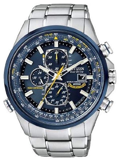 Citizen Eco Drive Funkuhr Uhr Herrenuhr Edelstahl 20 Bar Analog Chrono