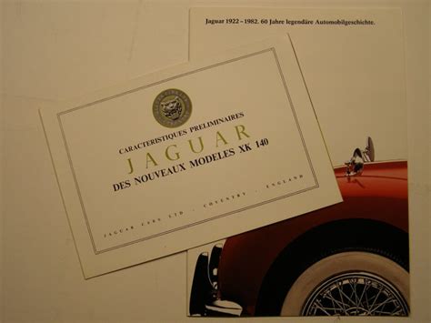 Brochurescatalogues Jaguar Xk 140 1954 And 1982 Catawiki