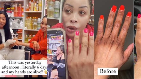 Watch Khanyi Mbau Bleach Her Dark Beautiful Melanin Hands Youtube