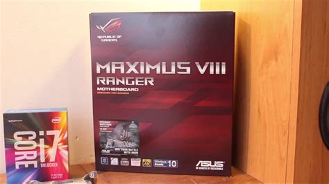 Asus Maximus Viii Ranger Unboxing And Quick Look Youtube