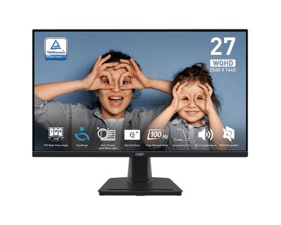 PRO MP275Q 100Hz Professional Business Monitor 27 Inch MSI