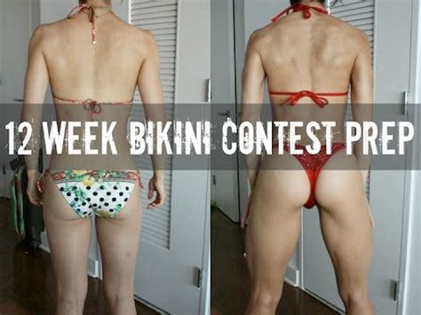 12 Week Bikini Contest Prep Gauge Girl Training YouTube