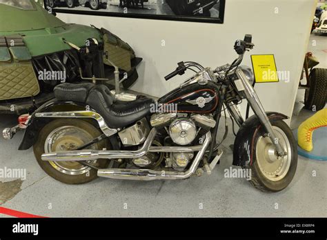 Terminator Harley Davidson Fat Boy Stock Photo - Alamy