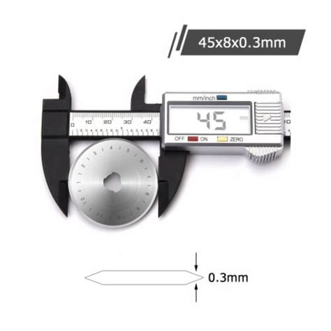 AGPtEK 45mm Rotary Cutter Blades Set 12 Pieces 12 Pieces Kroger