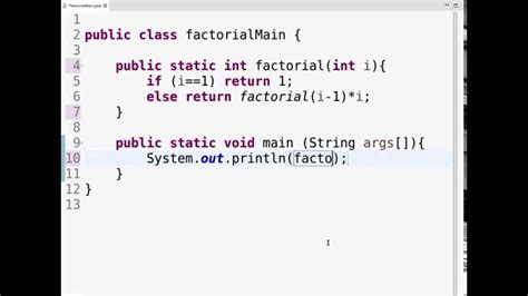 Java Recursion Factorial Simple Clear Coding YouTube