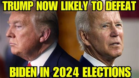 Trump Now Favored Over Biden In 2024 Election Forecast YouTube