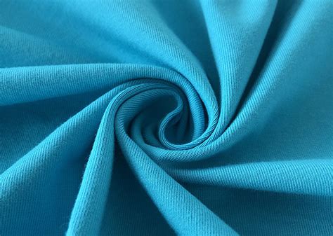 4 Way Stretch 95 Cotton 5 Spandex Single Jersey Fabric Weft Knitted