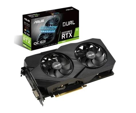 Asus Dual Geforce Rtx 2060 Evo Oc Edition 6gb Gddr6 Graphics Card