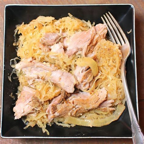 Pork and Sauerkraut Crock Pot Recipe