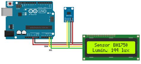 Sensor De Luminosidade Bh1750 Com Arduino Arduino E Cia