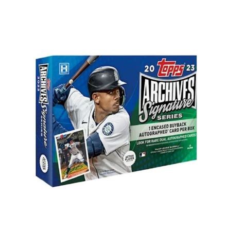 Topps Archives Signature Series Baseball Hobby Box Card For