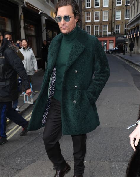 Matthew McConaughey's Chic Green Outfit Is All Sorts of Festive - PureWow