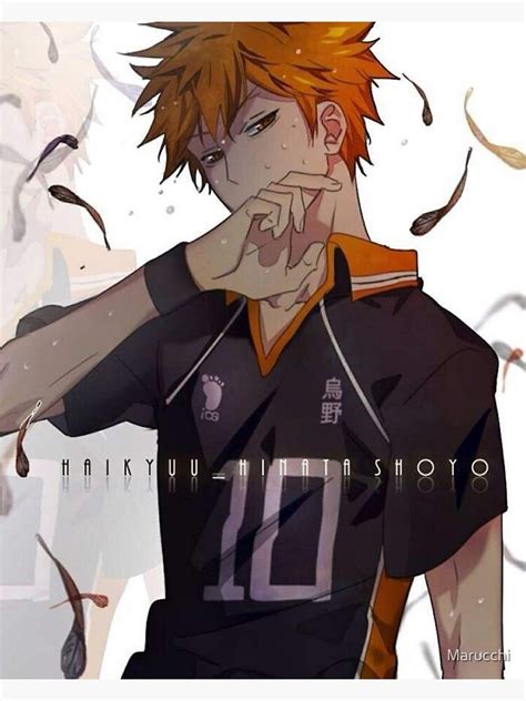 Haikyuu Hinata Shoyo Poster For Sale By Marucchi Redbubble