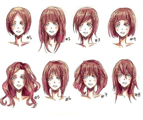 Anime Hairstyles Dmid Pinterest Anime Hairstyles Hairstyles And