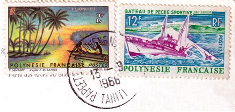 Timbres Polyn Sie Fran Aise Tuamotou F Bateau De Flickr