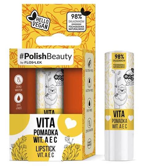 Flos Lek Vege Lip Care Vita Pomadka Do Ust Z Witaminami A E I C 1