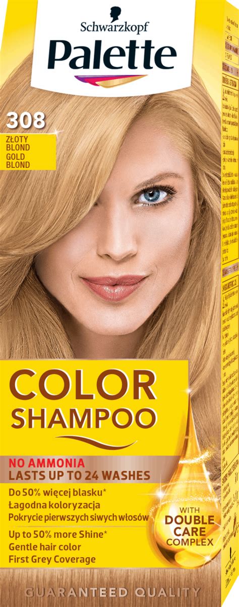 Palette Color Shampoo szampon koloryzujący bez amoniaku nr 308 Złoty