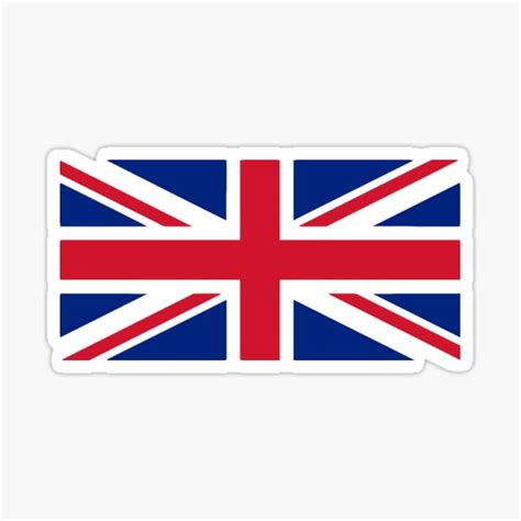 Union Flag Small Sticker By Unicornchamploo Redbubble