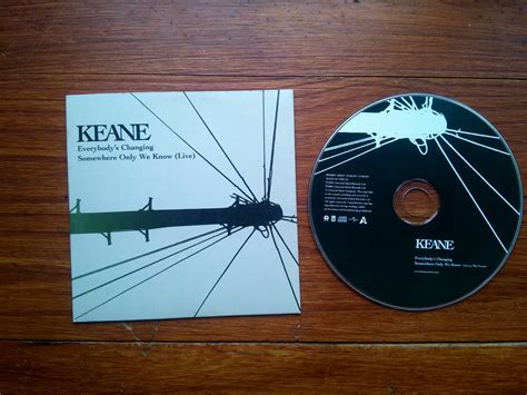 Cd Single Keane Everybody S Changing Somewhere Only We Know Ebay