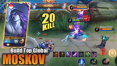 MANIAC Moskov On Fire 20 Kill GamePlay Best One Shot Build Moskov