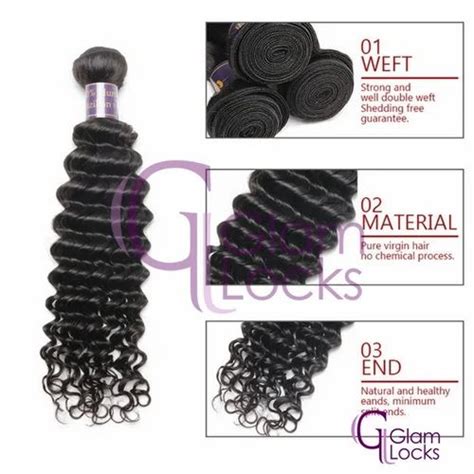 Glam Locks Hair Weft Single Drawn Indian Remy Curly For Parlour