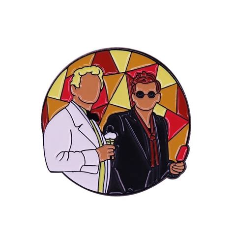 Good Omens Enamel Pin Distinct Pins