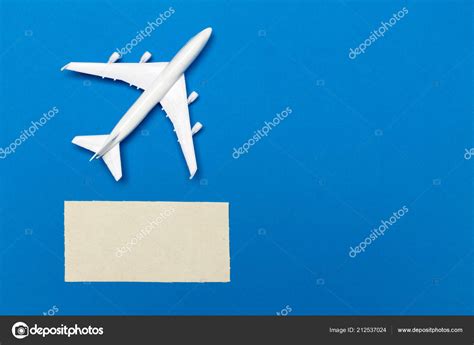 Model Passenger Plane Blue Background Stock Photo by ©Fotofabrika 212537024