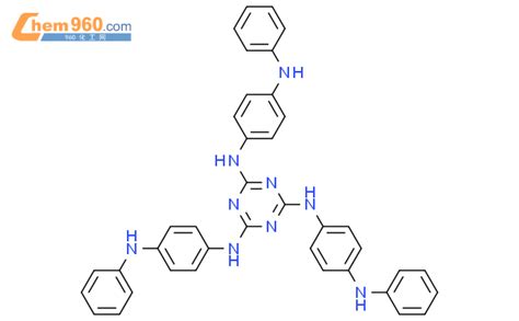 13437 24 6 1 3 5 Triazine 2 4 6 Triamine N N N Tris[4 Phenylamino Phenyl] 化学式、结构式、分子式、mol