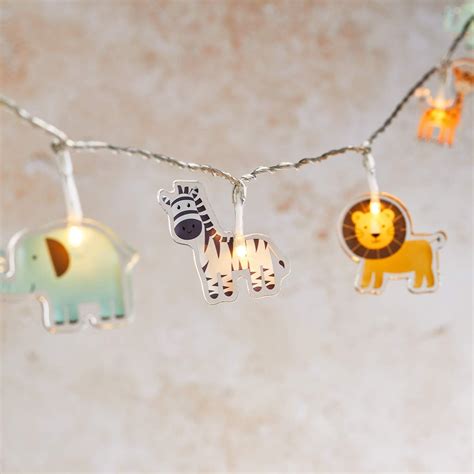 Lights4fun Guirlande Lumineuse Enfant Lamas à 10 LED Blanc Chaud pour