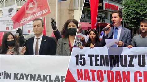 Vatan Partisi Y Neticilerinden Meydanlarda Nato Uyar S