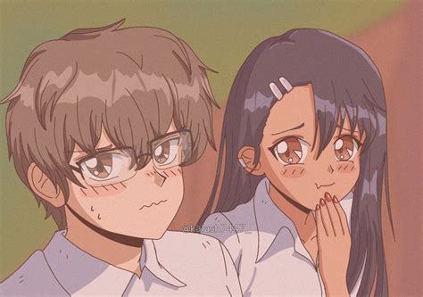 90s Nagatoro And Senpai Art By Kalash7447 On Twitter Rnagatoro