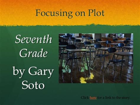 Seventh Grade By Gary Soto Plot Diagram