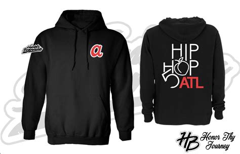 Limited Edition Atlanta Hip Hop 50 Hoodie Humble Beginnings Usa