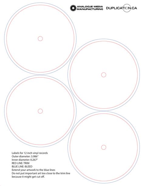 Free Printable Vinyl Record Template Download Free Printable Vinyl